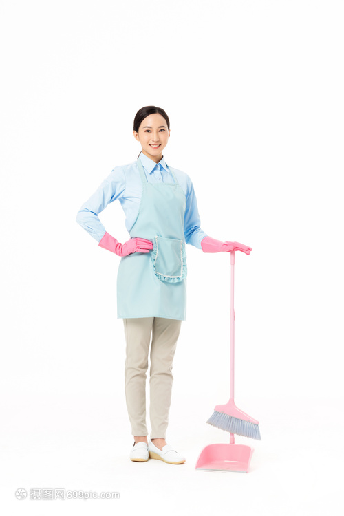 家政服务女性扫地